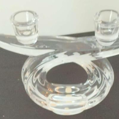 Vannes Le Chatel Circular Crystal candle Holder