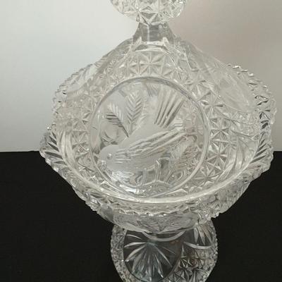 Hofbauer “Byrdes” Crystal Candy Dish