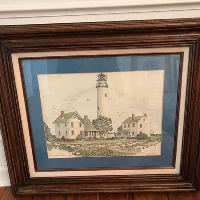 Fenwick Island Lighthouse Limited Edition Brent By Martin Barry
