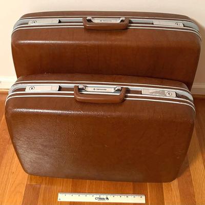 Vintage Samsonite Hard Luggage Set