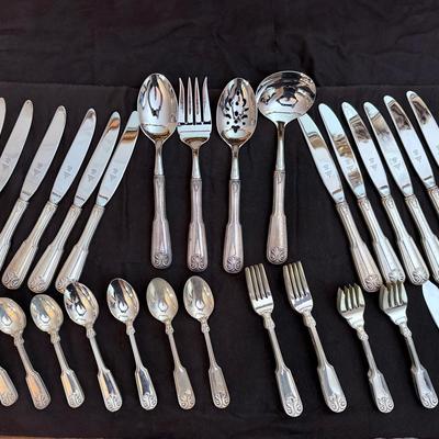 Gorham Sterling Shell 66 Pc For 12 Place Setting 