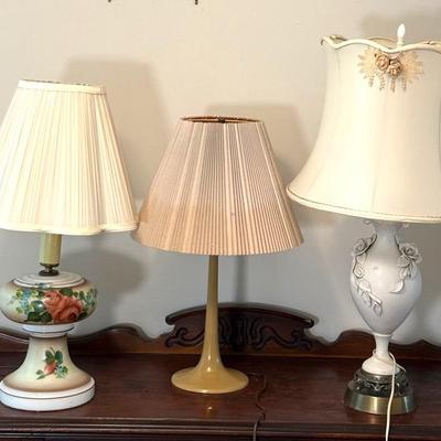 3 Antique Lamps