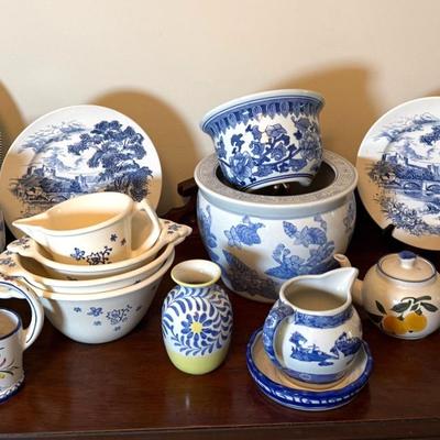 Blue China Lot 