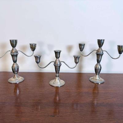 Sterling Silver Candlabras By Duchin Creations 