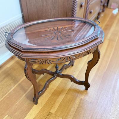 Vintage Tea Table w/ Tray