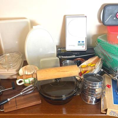 Vintage Tupperware And Kitchen Tools
