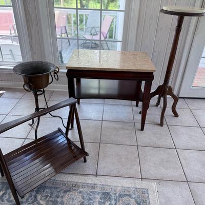 Marble Top Side Table And More