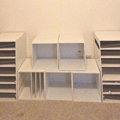 Sale Photo Thumbnail #28: White Modular Shelving 