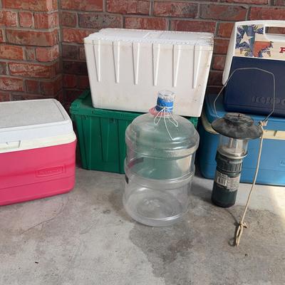 Sale Photo Thumbnail #151: Ice Chests And A Lantern
