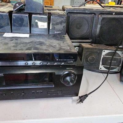 Sale Photo Thumbnail #113: Sterio And Speakers And Sony Home DVD System 