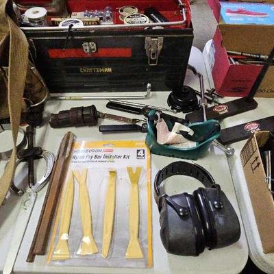 Sale Photo Thumbnail #64: Craftsman Tool Box And Assorted Tools 