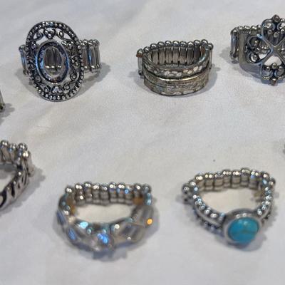 Sale Photo Thumbnail #240: Costume Stretch Band Rings
