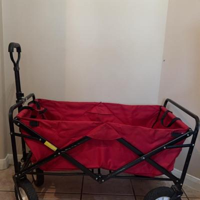 Red Utility Wagon