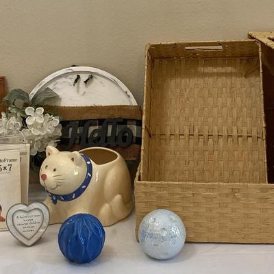 Sale Photo Thumbnail #124: Hello Sign, Cat Planter & More