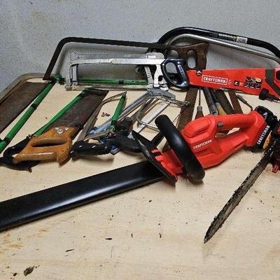 Sale Photo Thumbnail #121: Craftsman Trimmer Homelite 14"chain Saw And Saws 
