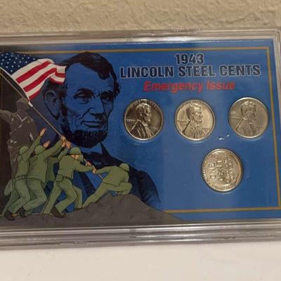 Sale Photo Thumbnail #163: 1943 Lincoln Steel Cents