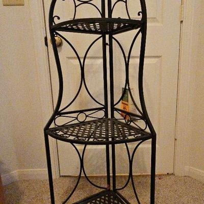 Sale Photo Thumbnail #227: Metal Corner Folding Shelf 