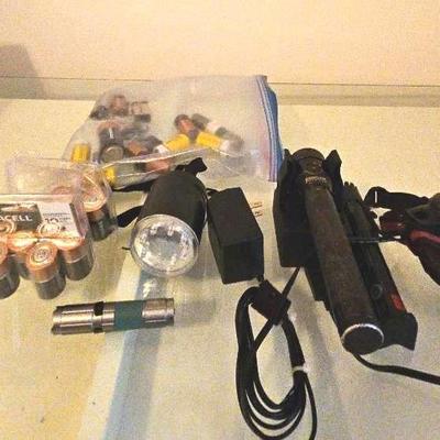 Sale Photo Thumbnail #225: Flash Light Charger, Flashlights And Batteries 