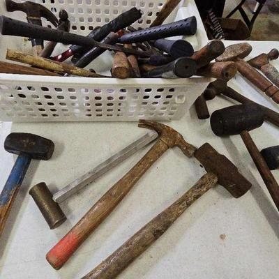 Sale Photo Thumbnail #45: Assorted Hammers And Mallets 