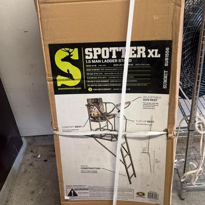 Sale Photo Thumbnail #61: Spotter XL 1.5 Man Ladder Hunting Stand And Utility Cart