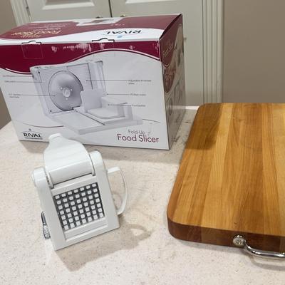 Sale Photo Thumbnail #159: Food Slicer, Cutting Board And Chopper