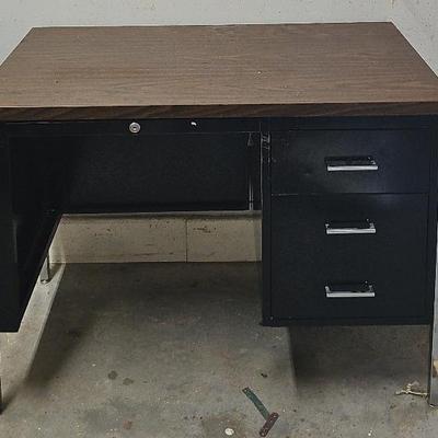 Sale Photo Thumbnail #119: Small Metal Desk