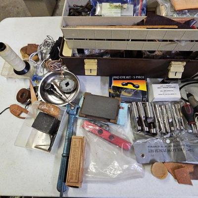 Sale Photo Thumbnail #78: Leather And Tools 