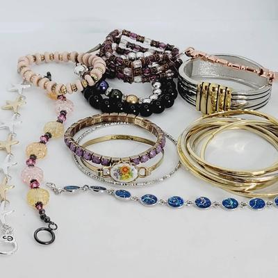 Bracelet Bundle Bangles Chains Cuffs