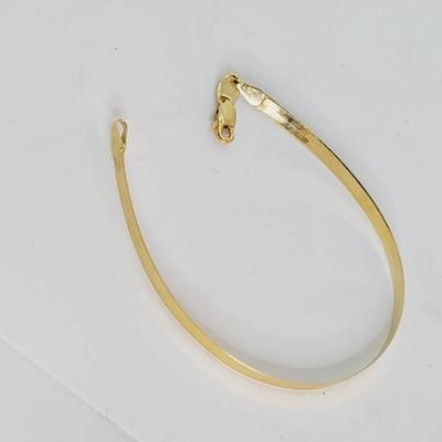 14k Yellow Gold Serpentine Chain Bracelet 