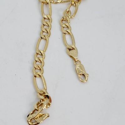 18k Yellow Gold Link Bracelet 5.1g