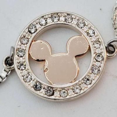 Disney Mickey Mouse Embellished Adjustable Charm Bracelet