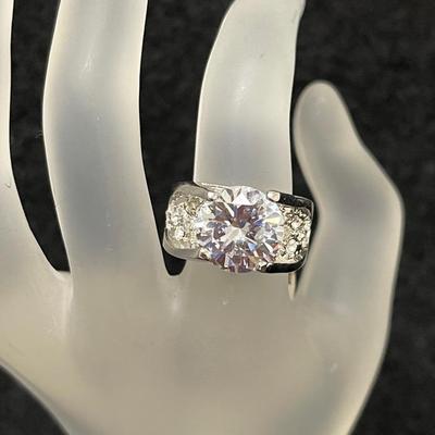 NWT 18K GE CZ Ring