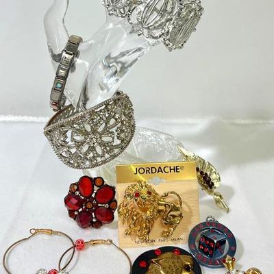“Jordache” Gold Toned Brooch & More!