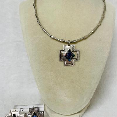 Thailand Sterling Silver Jewelry Set 