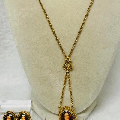 “ART” Necklace and Earrings 