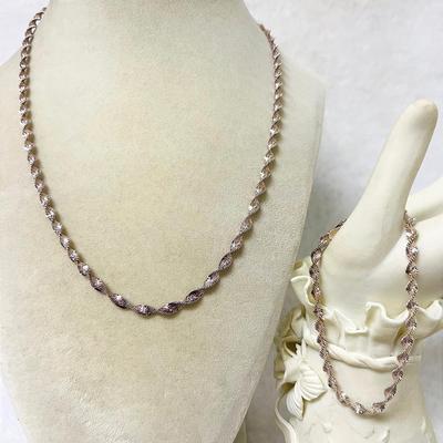 Vintage Italian Silver Jewelry Set