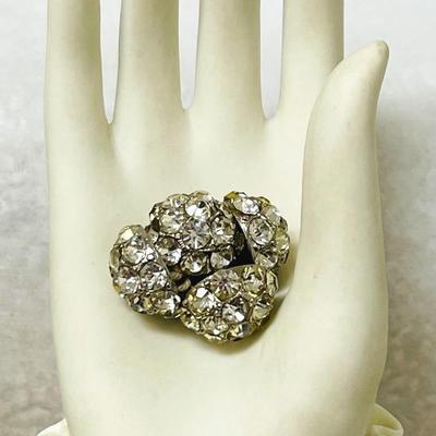 Antique Rhinestone Buttons 