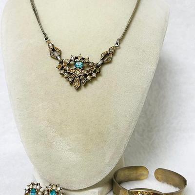 Vintage Art-Deco Jewelry Set