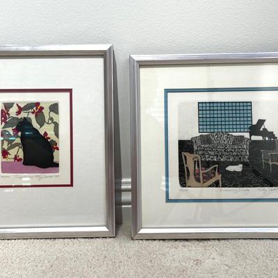 Mary Dawson Limited Edition Prints – “Impatiens” (1988) & “Evening Study” (1989)