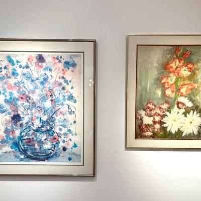 László Kadarik "La Floral" Ltd Edition Serigraph | Signed & Numbered 225/275 And Framed Floral Print