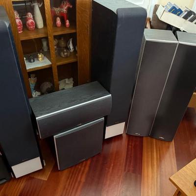 Speakers:  Polk Audio, Infinity, KLH, JBL