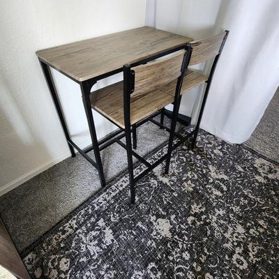 Bar height table & chairs $75
Rug $35
Original $113