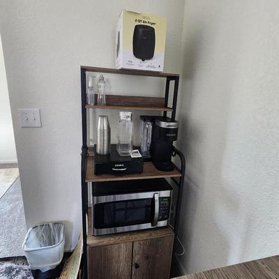 Stand w/microwave $100
