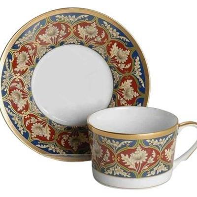 Lot 080-255 
Christian Dior Fine China Tabriz Teacups & Saucers