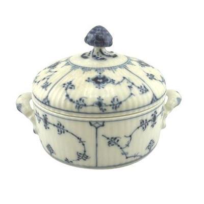 Lot 194  
Royal Copenhagen Blue Fluted Lace Covered Bowl
