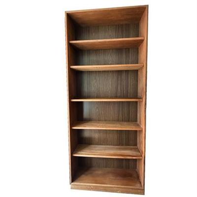 Lot 038   
Teak Book Six Shelf Case