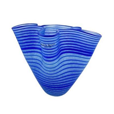 Lot 029-002   
Kosta Boda Ulrica Hydman-Vallien Hand Blown Ruffled Vase