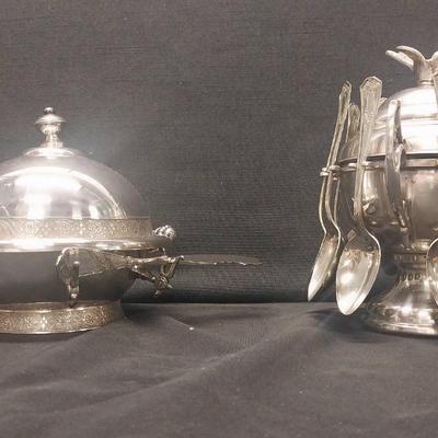 LS232 - Roger's Smith Vintage Butter Dish And 