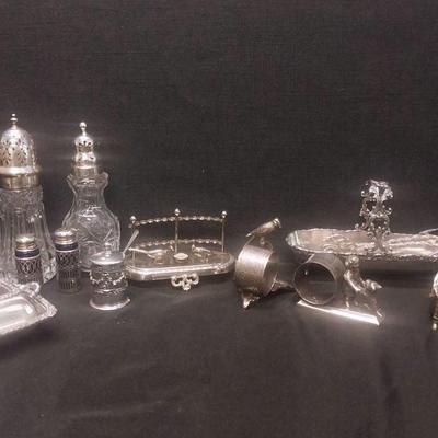LS236 - Mix of Antique and Vintage Silverplate Smalls