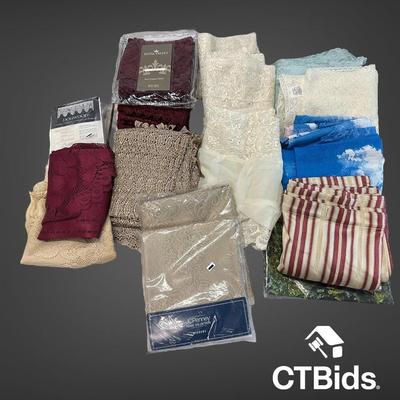 LS119 - Assorted Window and Shower Curtains